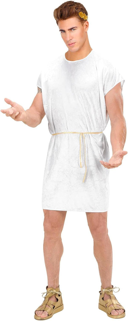 White Tunic Costume Small for Roman Sparticus Fancy Dress