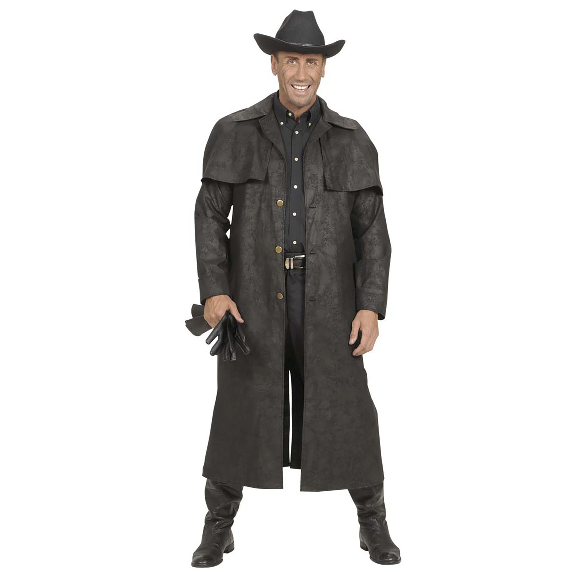 Widmann - Kostüm Cowboy, Mantel, Ranger, Western, Faschingskostüme für Herren, Karneval