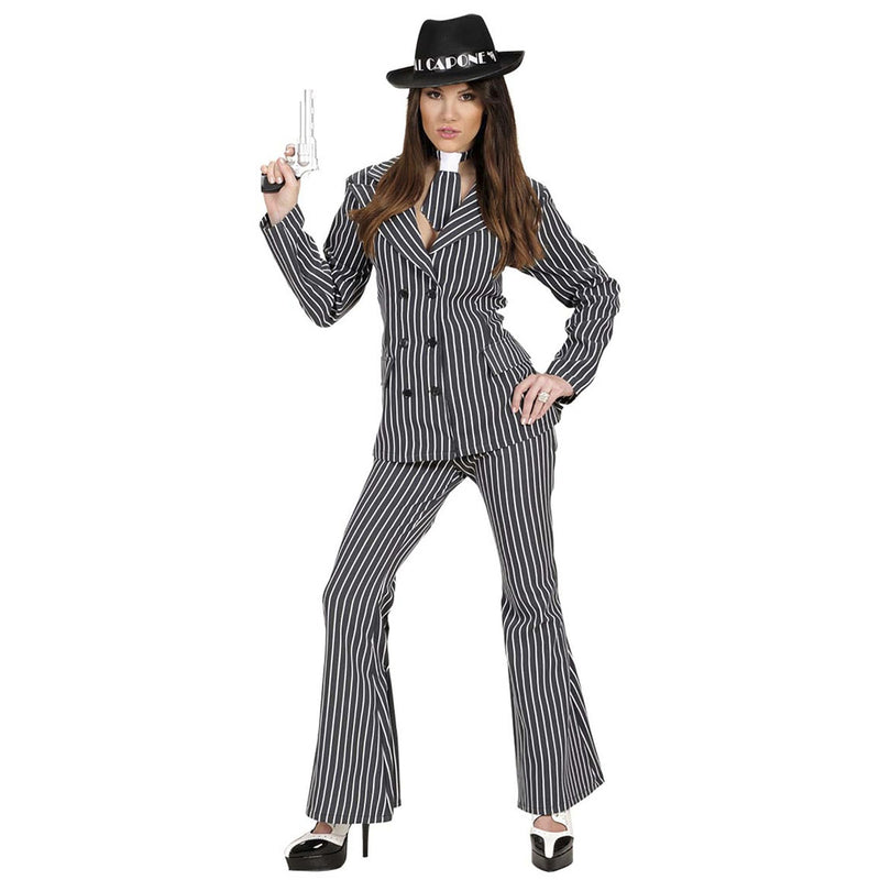 Widmann - Kostüm Gangster, Jacke, Hose, Krawatte, Karneval, Mottoparty