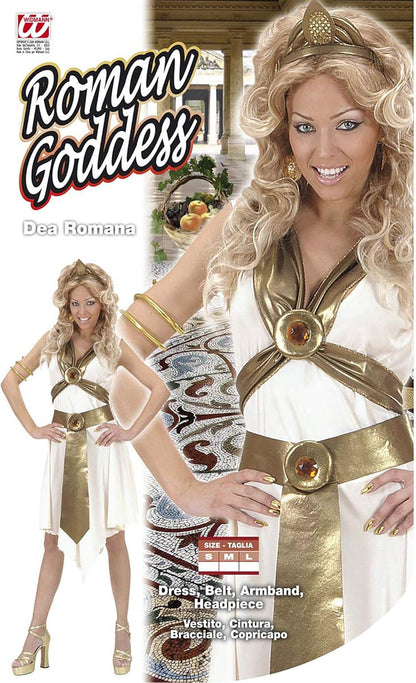 Mens Roman Goddess Costume Medium UK 40/42" for Toga Party Rome Sparticus Fancy Dress