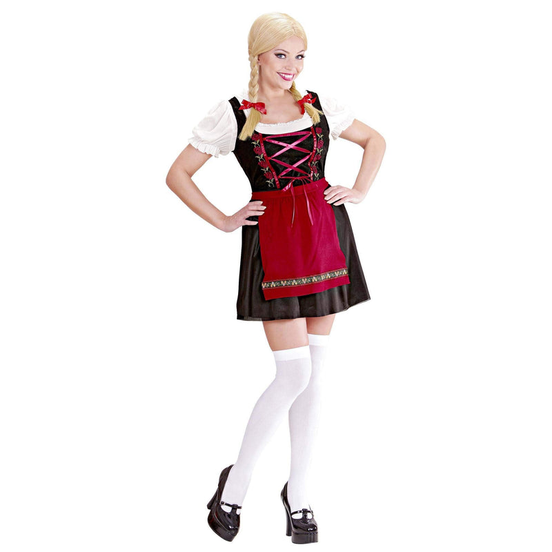 Widmann - Bavarian Waitress Costume, Dress, Blouse, Apron, Beer Party, Folk Festival, Carnival, Theme Party