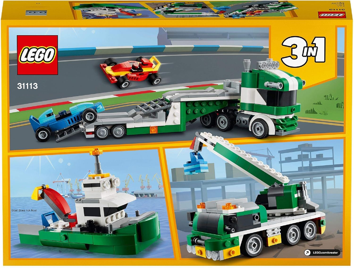 LEGO 31113 Creator Race Car Transporter Single