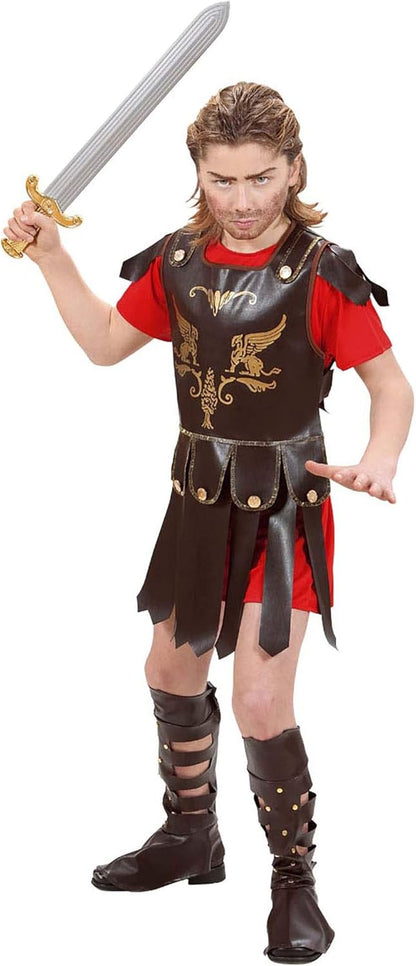 Children's Gladiator Costume Large 11-13 yrs (158cm) for Roman Sparticus Fancy Dress