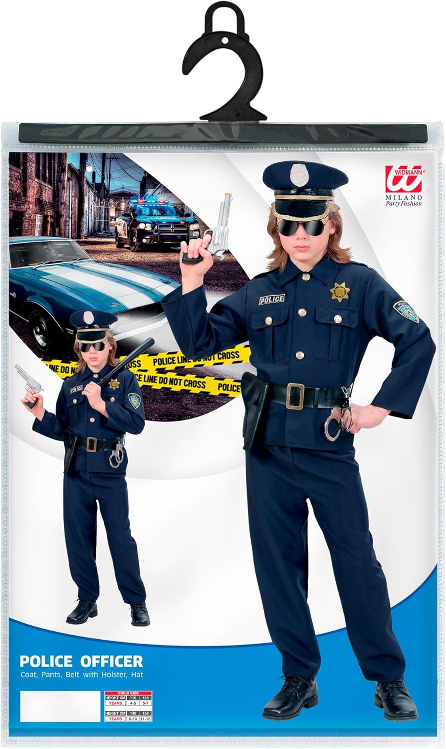 Widmann Children's Policeman Costume 116