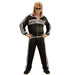 Widmann Adult Costume Tracksuit, Jacket and Pants, Black XL