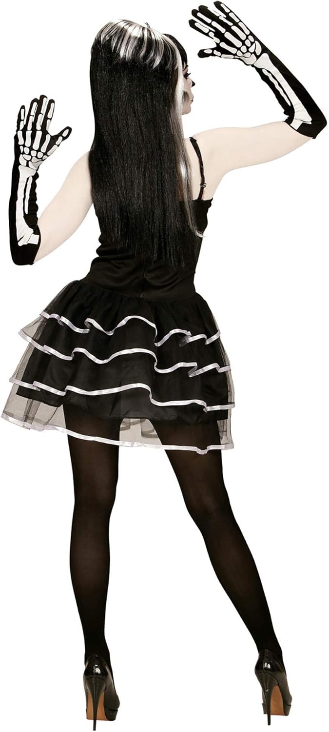 "SKELETON" (dress, gloves) - (XL)
