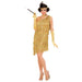 Widmann - Charleston Kleid 20er Jahre inkl. 20er Jahre Accessoires, Flapper, Faschingskostüme, Karneval One Size