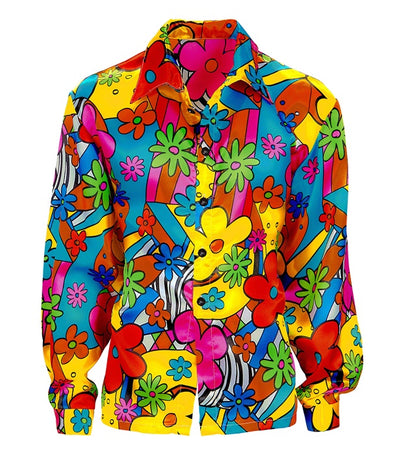 Widmann The 60s Fashion - Flower Power (Shirt) (L) Different Colors