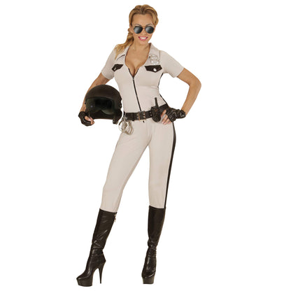 "CALIFORNIA HIGHWAY PATROL OFFICER" (overalls, belt, fingerless gloves) - (M)
