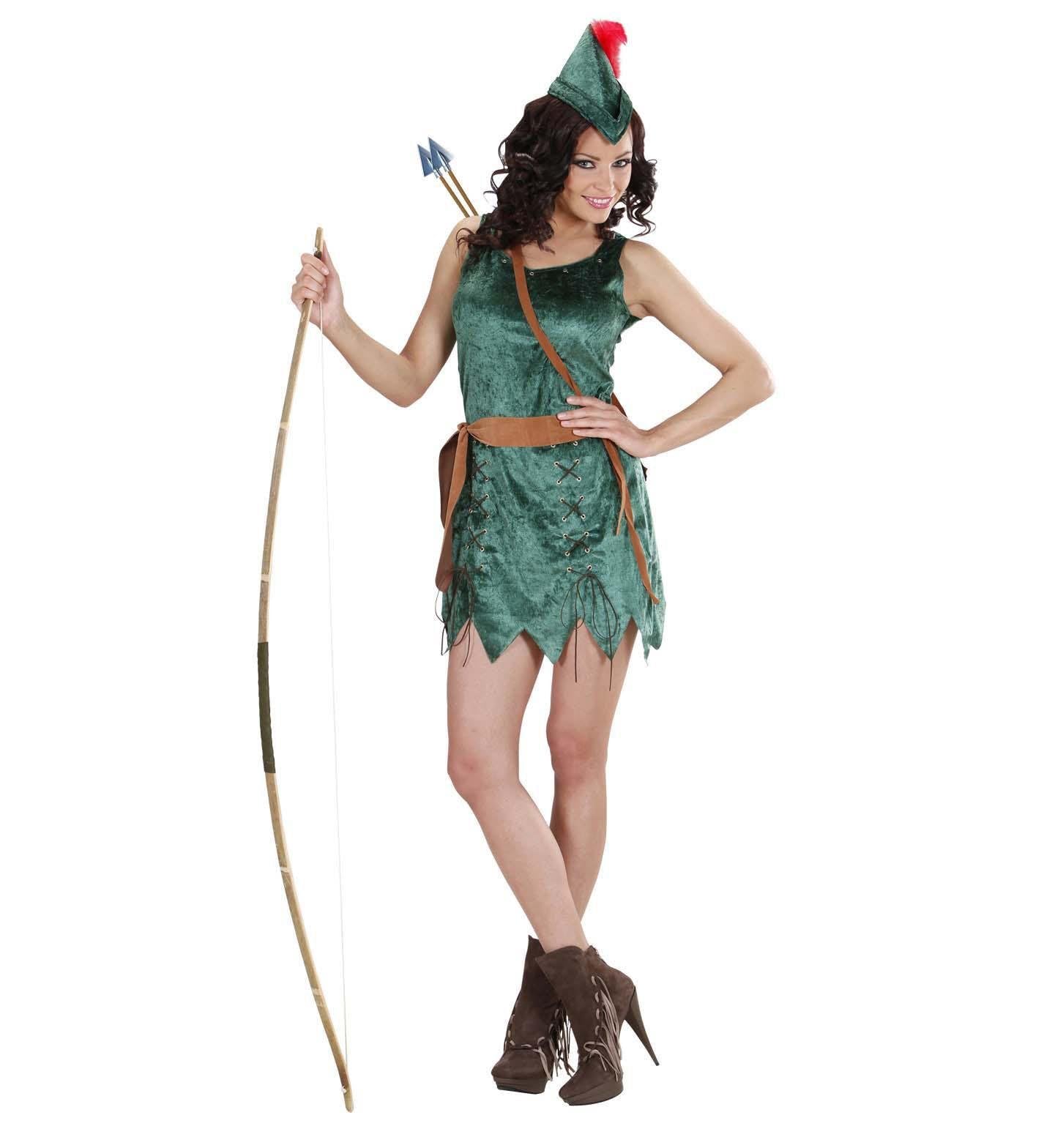 Ladies Robin of Sherwood Girl Costume Medium UK 10-12 for Robin Hood Fancy Dress