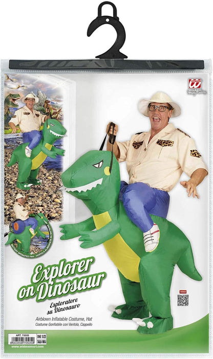 Widmann Airblown Inflatable Dinosaur Suit - Adult