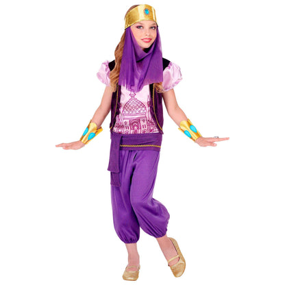 Widmann 75746 Children's Arabic Princess Costume, purple, 128