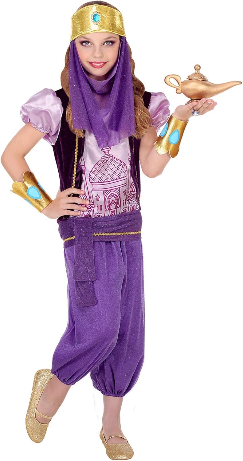 Widmann 75746 Children's Arabic Princess Costume, purple, 128