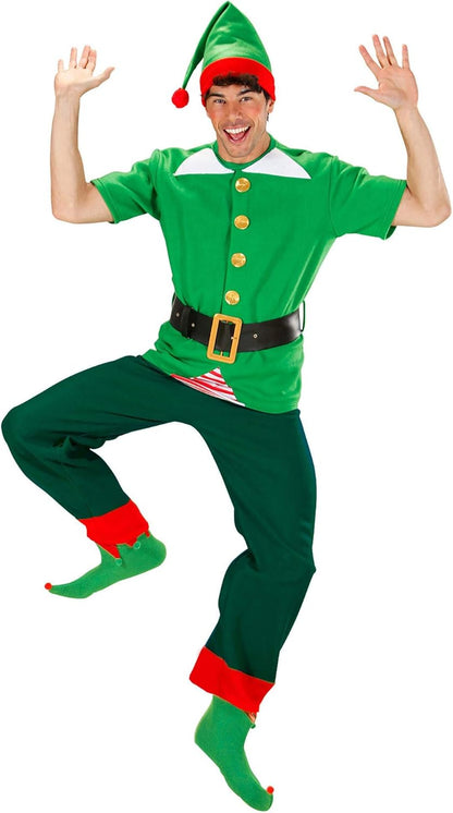 Santas Little Helper Elf Costume Medium for Father Christmas Fancy Dress