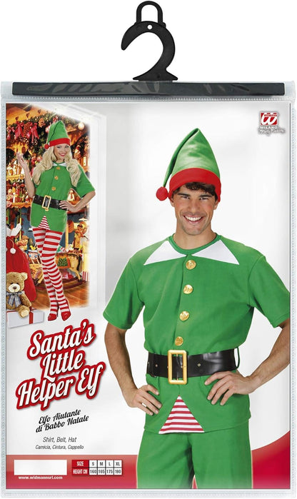 Santas Little Helper Elf Costume Medium for Father Christmas Fancy Dress