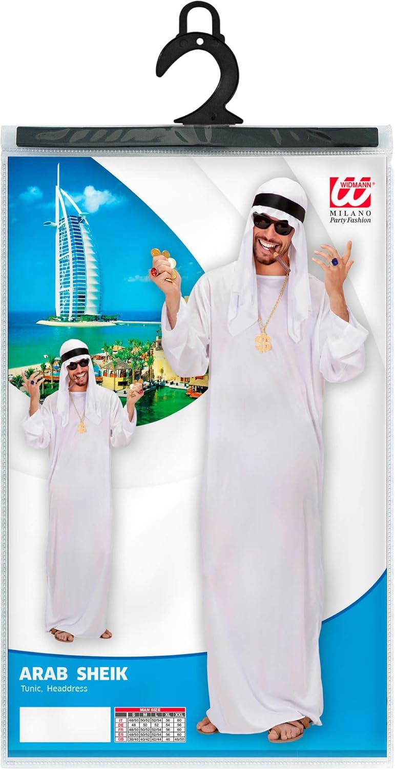 Ladies Arab Sheik Costume Medium UK 10-12 for Middle East Indian Arab Fancy Dress