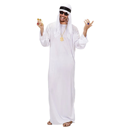 Ladies Arab Sheik Costume Large UK 14-16 for Middle East Indian Arab Fancy Dress
