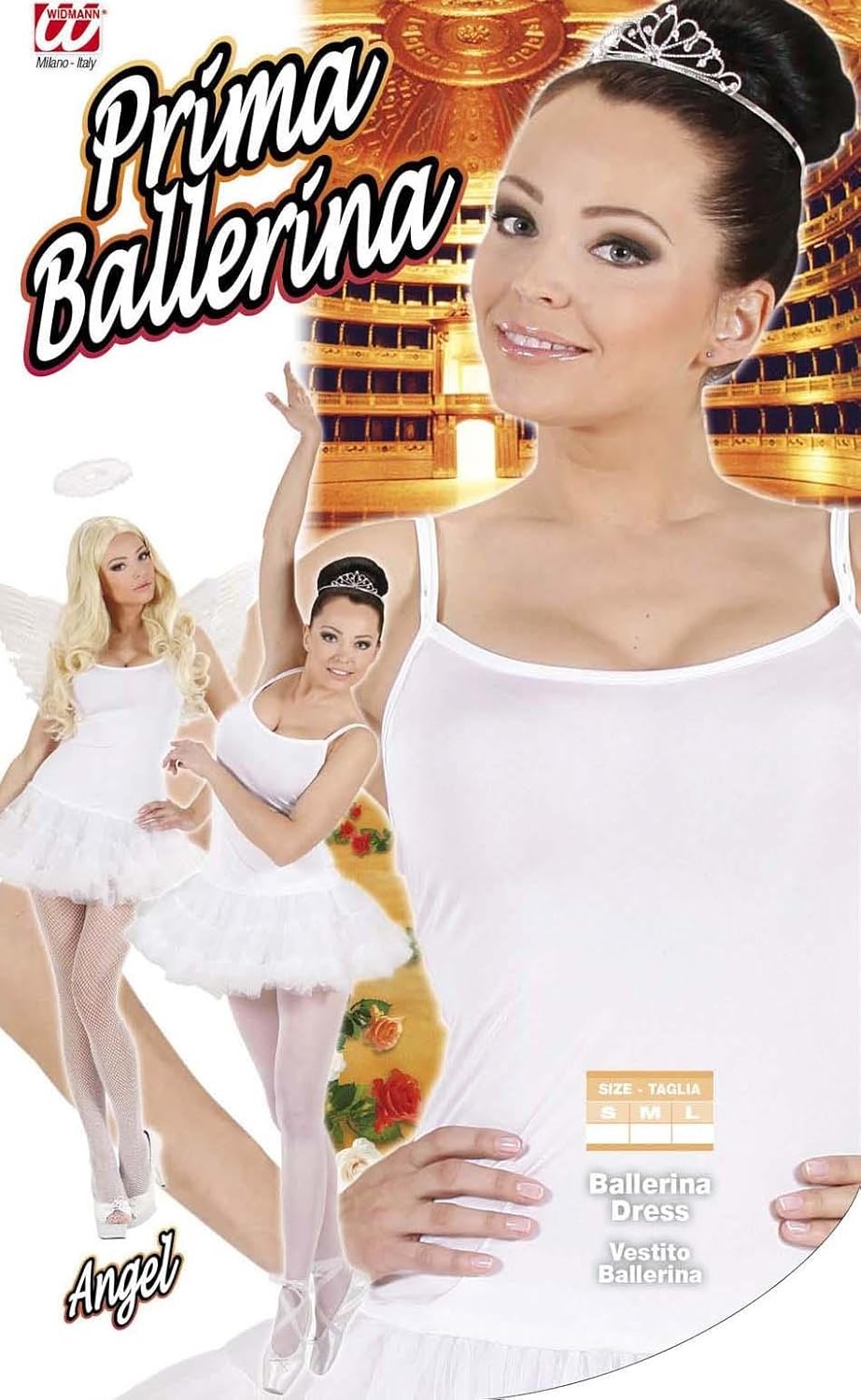 Ladies Prima Ballerina - White Costume Small UK 8-10 for Olympic Sports Fancy Dress
