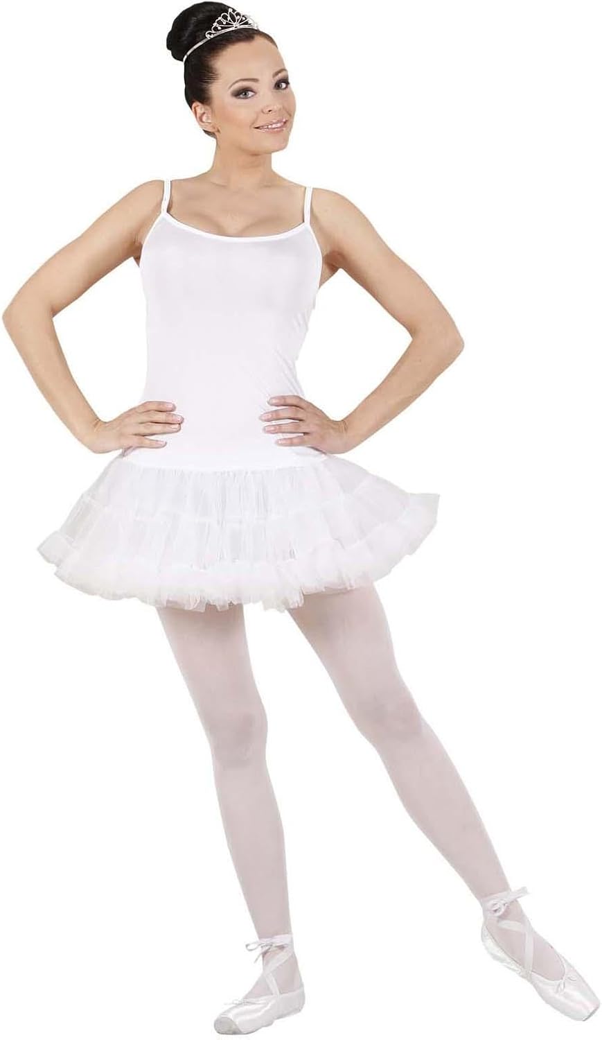 Ladies Prima Ballerina - White Costume Small UK 8-10 for Olympic Sports Fancy Dress