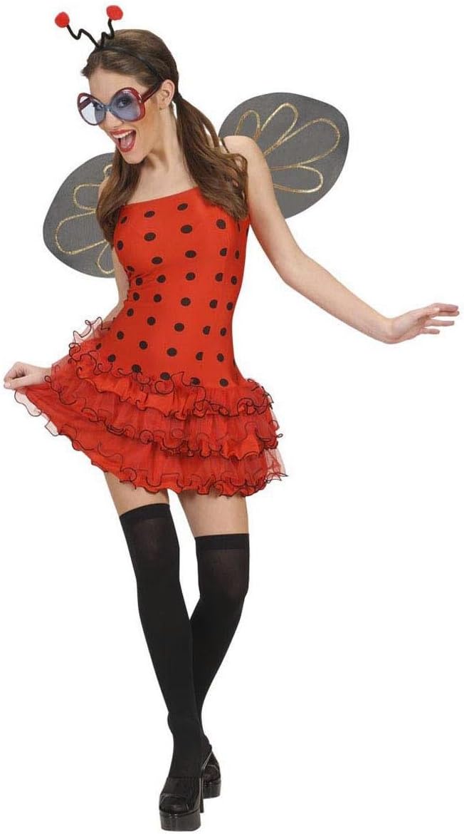 Ladies Ladybug Costume Medium UK 10-12 for Animal Jungle Farm Fancy Dress