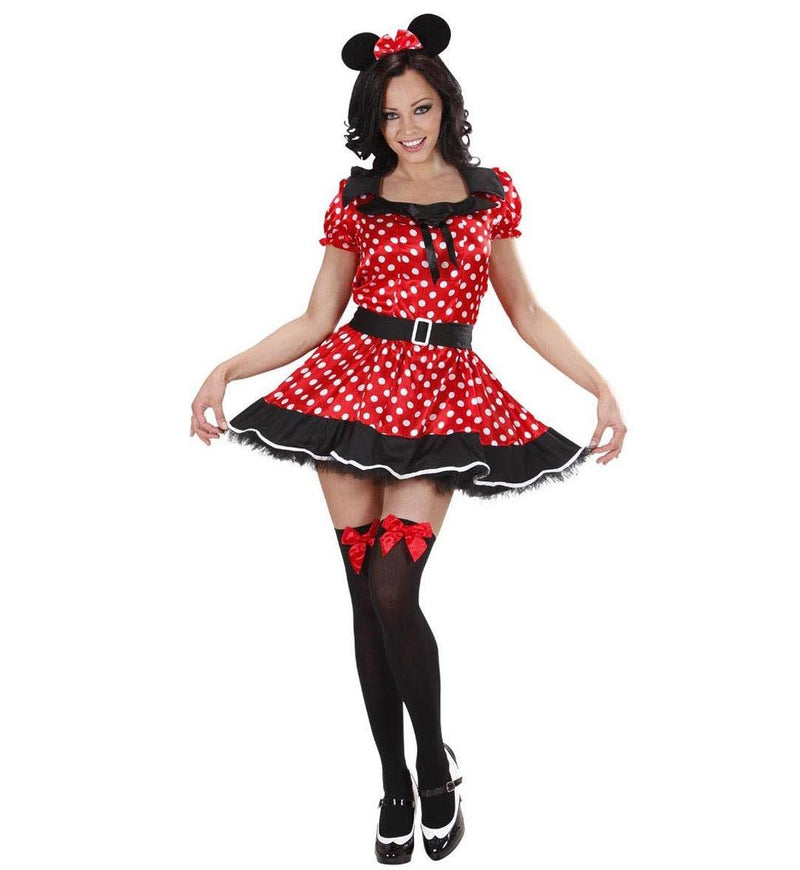 Ladies Mouse Girl Costume Medium UK 10-12 for Animal Jungle Farm Fancy Dress Size 10-12, Ladies -> Size 10-12