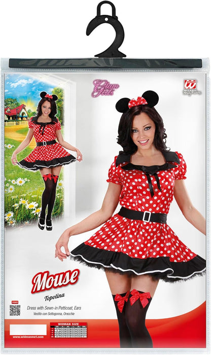 Ladies Mouse Girl Costume Extra Large UK 18-20 for Animal Jungle Farm Fancy Dress XL