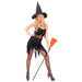 Ladies Witch Costume Medium UK 10-12 for Halloween Fancy Dress