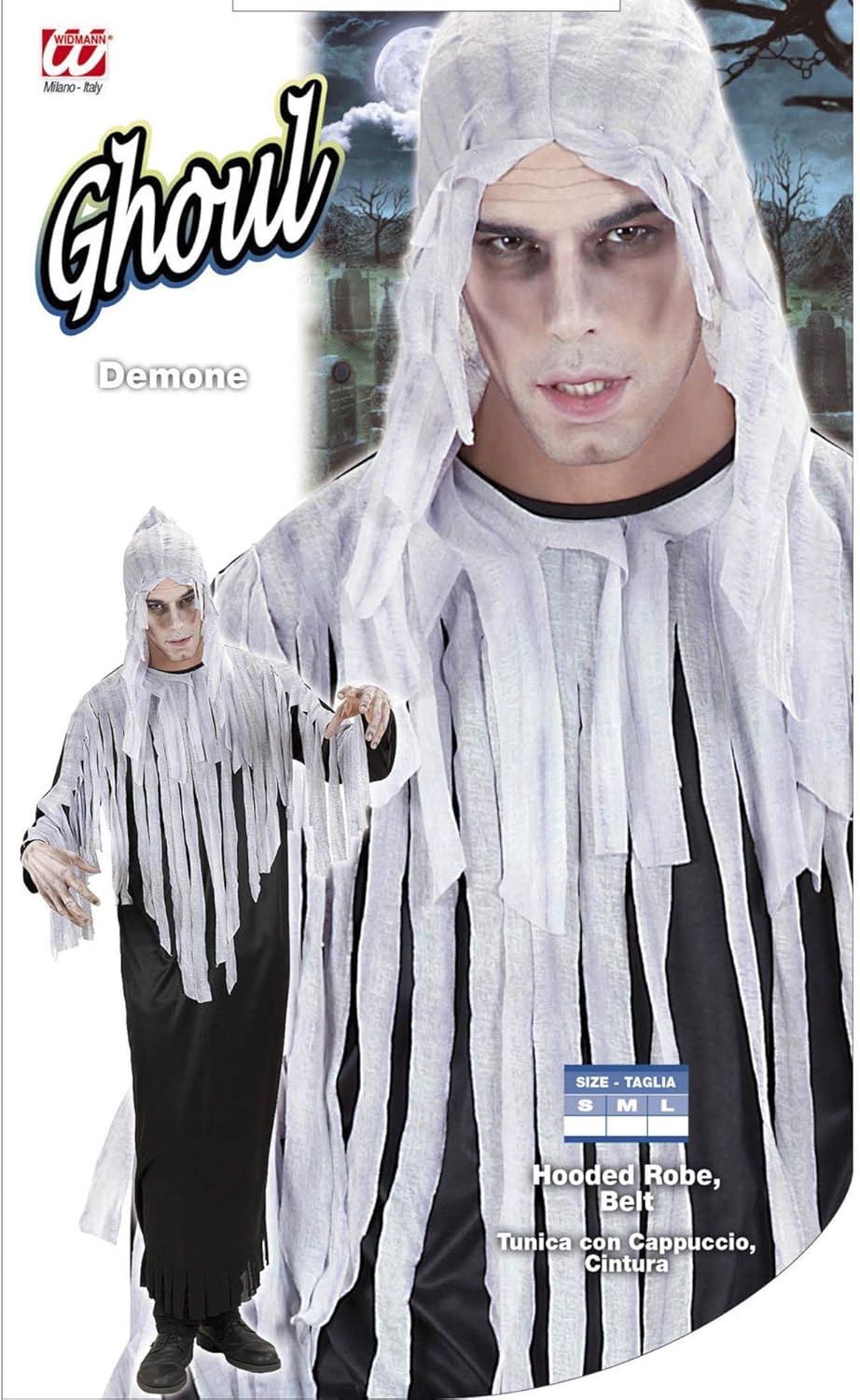 Ghoul Costume Small for Halloween Fancy Dress
