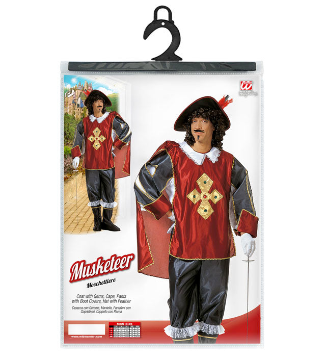 Widmann Musketeer Girl (Dress, Sleeves, Hat) (L) Different Colors