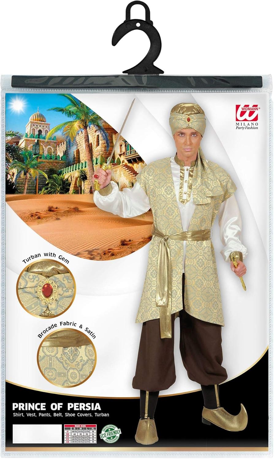 Prince of Persia Costume Small for Medieval Royalty Middle Ages Fancy Dress