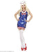 Ladies Sailor Girl Costume Small UK 8-10 for Navy Sea Fancy Dress