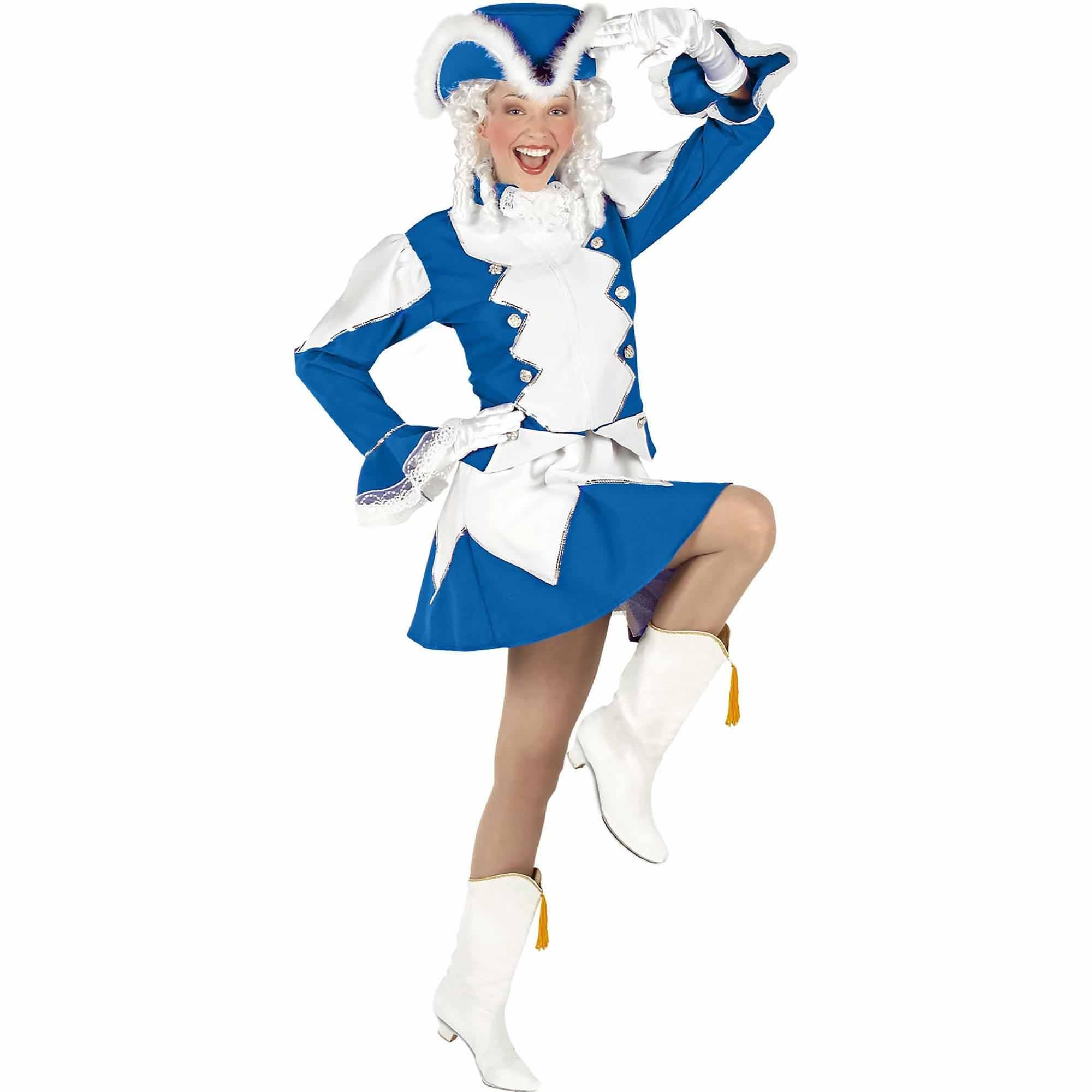 Widmann - Kostüm Funkenmariechen, Overall mit Kapuze und Maske, Karneval, Mottoparty S Multicoloured