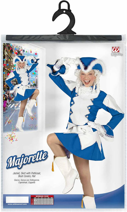 Widmann - Kostüm Funkenmariechen, Overall mit Kapuze und Maske, Karneval, Mottoparty S Multicoloured