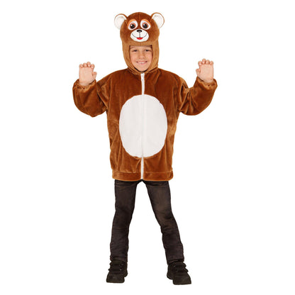 Widmann 11008284 Children's Plush Bear Costume, Cartoon, Brown, 104 (EU)