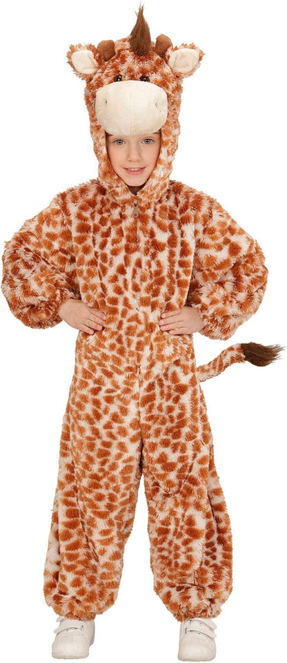 Widmann Children's Costume Giraffe Plush Jumpsuit with Hood and Mask 113 cm