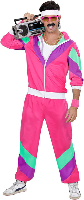 WIDMANN - Adult Costume 80s Tracksuit