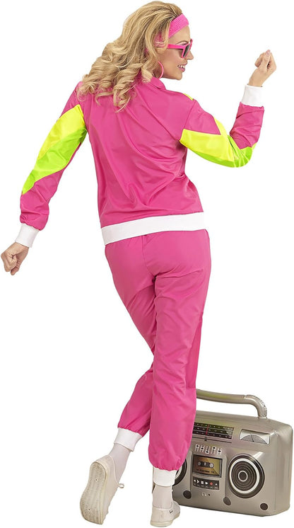 WIDMANN - Adult Costume 80s Tracksuit XL