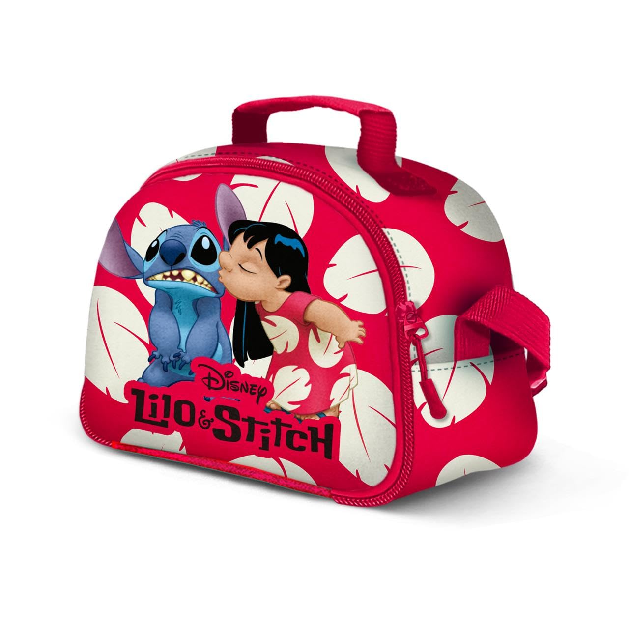 Lilo and Stitch Kiss-Thermal Lunch Bag, Red