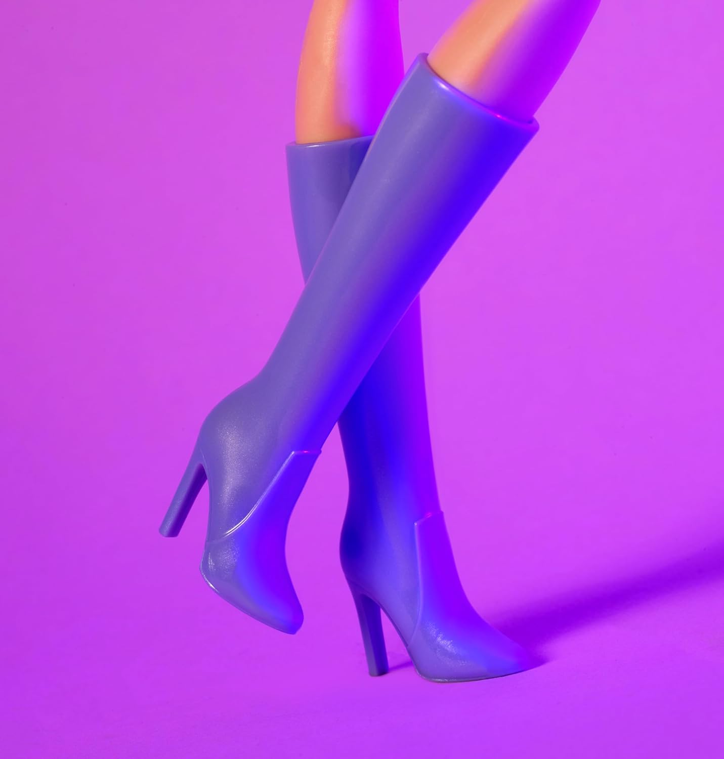 Barbie Looks Doll, Collectible No. 20 with Red Hair and Modern Y2K Fashion, Lavender Top and Faux-Leather Skirt with Knee-High Boots, HRM12 TOY_FIGURE