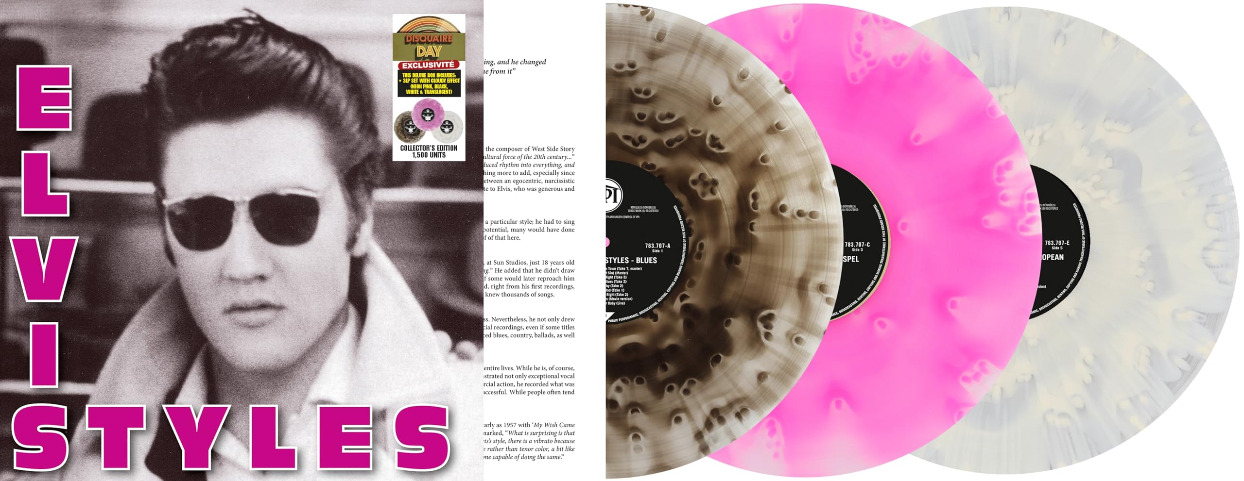 ELVIS STYLES (COLOURED VINYL) (RSD 2024) (3LP)