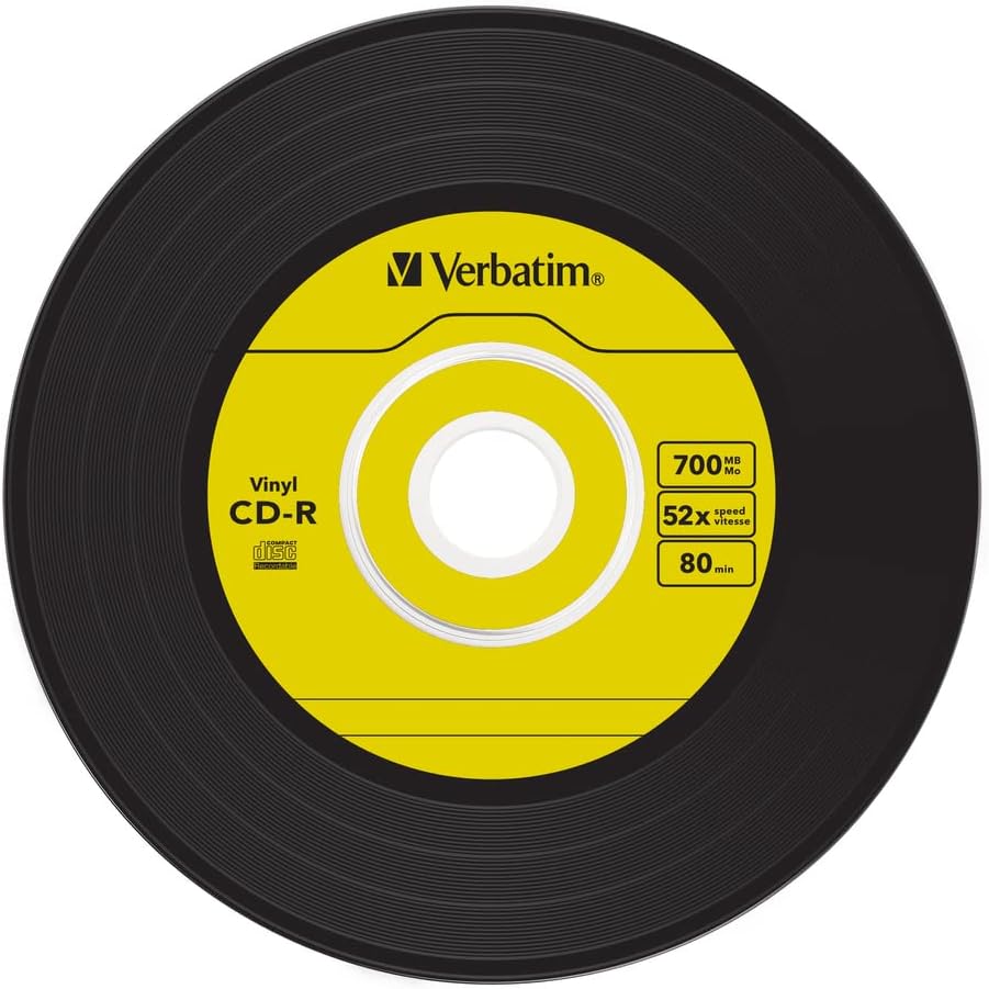 Verbatim 43426 52x Vinyl CD-R - Slim Case 10 Pack
