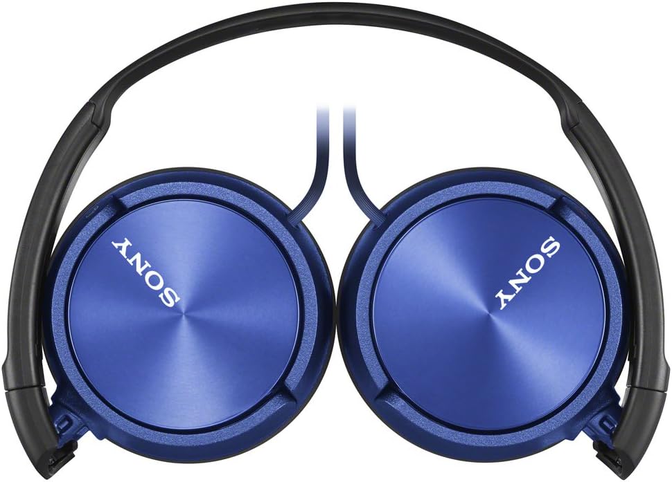 Sony Foldable Headphones with Smartphone Mic and Control - Metallic