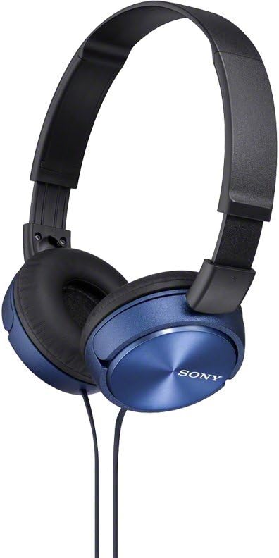 Sony Foldable Headphones with Smartphone Mic and Control - Metallic
