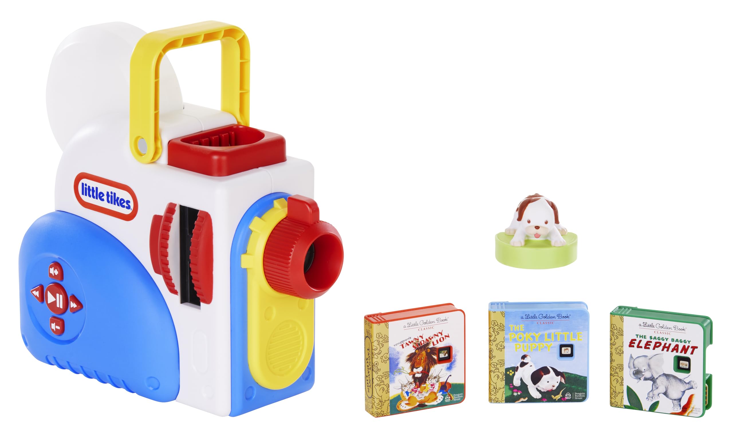 Little Tikes Story Dream Machine Starter Pack with 3 Classic Fairytale Stories - Light, Sound, and Audio Projector for Kids - Includes 3 Stories and 1 Character - For Kids Ages 3+ Years