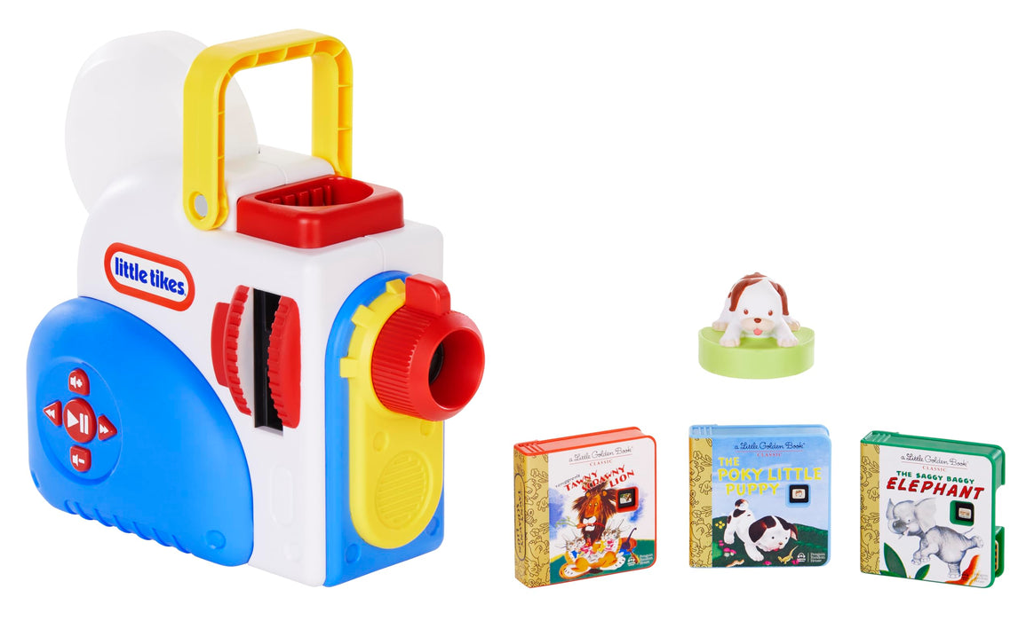 Little Tikes Story Dream Machine Starter Pack with 3 Classic Fairytale Stories - Light, Sound, and Audio Projector for Kids - Includes 3 Stories and 1 Character - For Kids Ages 3+ Years