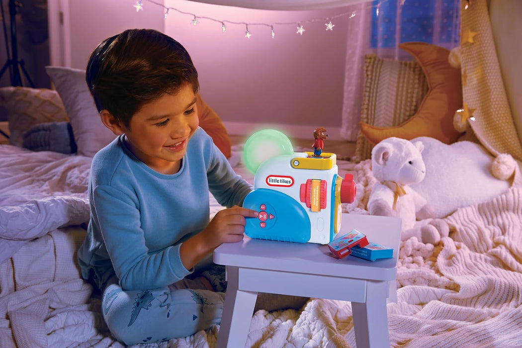 Little Tikes Story Dream Machine Starter Pack with 3 Classic Fairytale Stories - Light, Sound, and Audio Projector for Kids - Includes 3 Stories and 1 Character - For Kids Ages 3+ Years