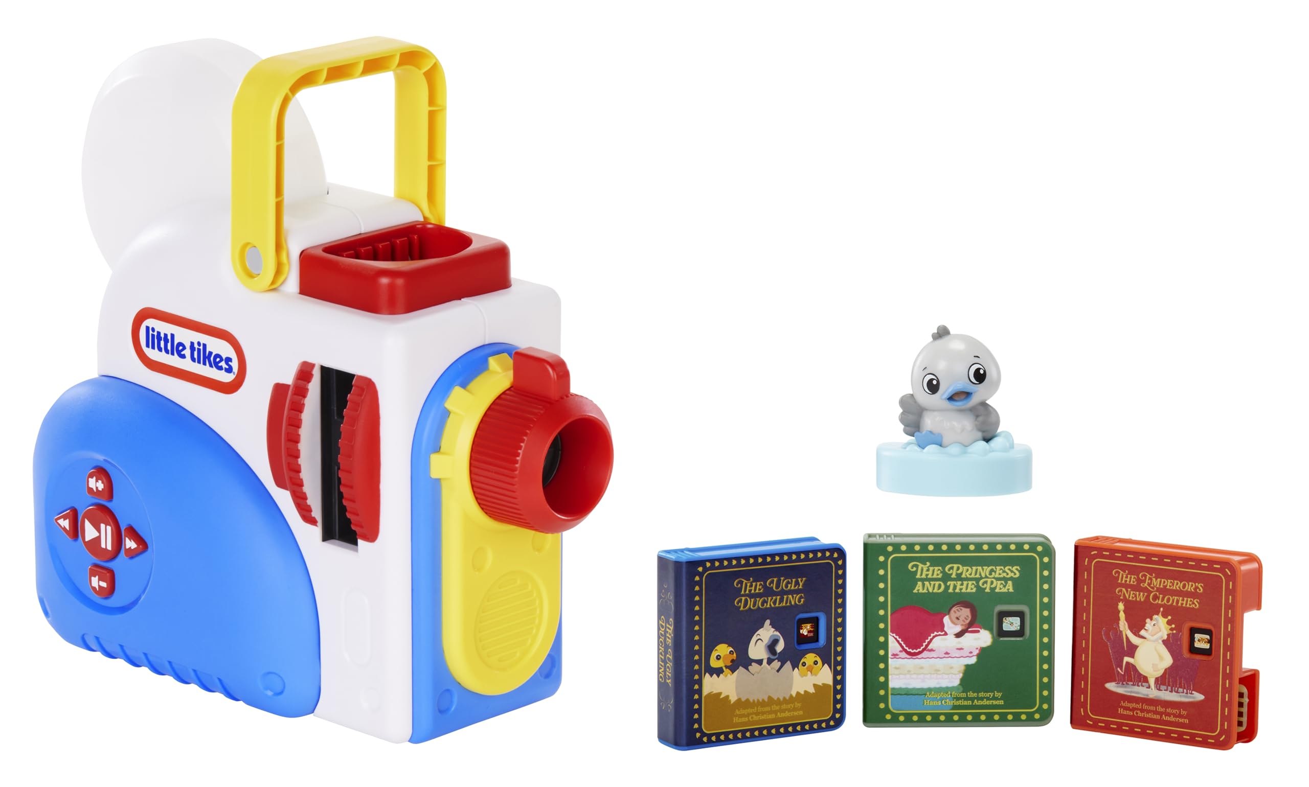 Little Tikes Story Dream Machine Starter Pack with 3 Classic Fairytale Stories - Light, Sound, and Audio Projector for Kids - Includes 3 Stories and 1 Character - For Kids Ages 3+ Years