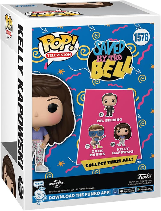 Funko Pop! TV: SBTB 30th – Kelly Kapowski - Saved By the Bell - Collectable Vinyl Figure - Gift Idea - Official Merchandise - Toys for Kids & Adults - TV Fans - Model Figure for Collectors