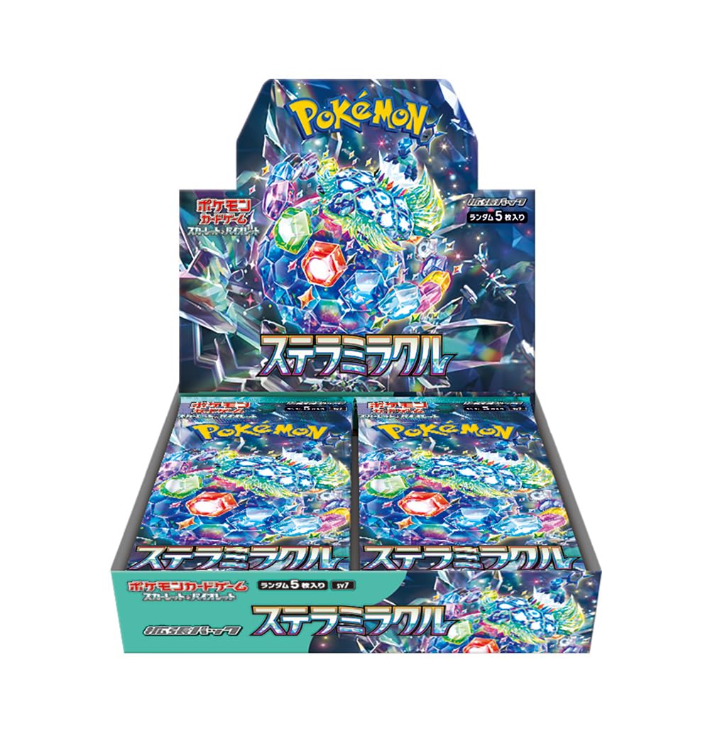 Pokémon Card Game Stellar Miracle Box Scarlet & Violet Bustine di espansione (lingua italiana non garantita