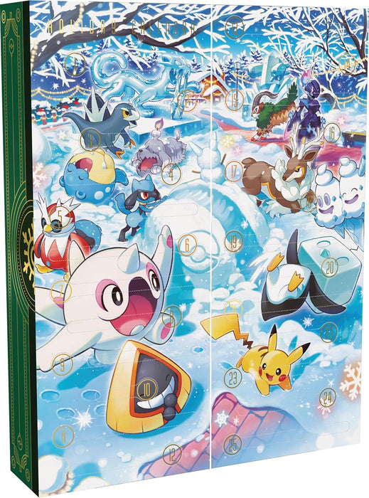 Pokémon TCG: Holiday Calendar (8 Foil Promo Cards, 5 Booster Packs & more